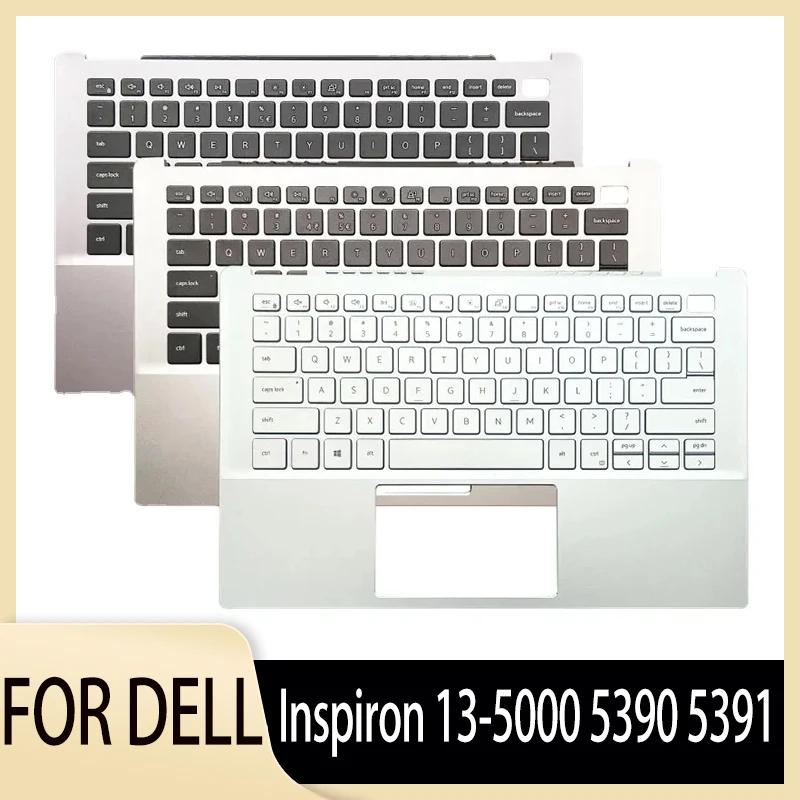 DELL Inspiron 13-5000 5390 5391 0R18HX 팜레스트 노트북 상단 케이스 커버, 키보드 영어 백라이트, , 신제품